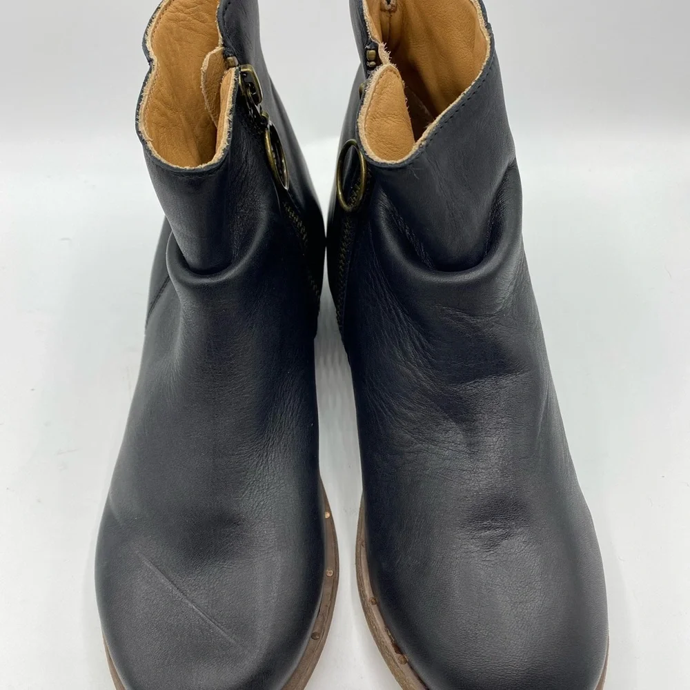 Beek Ouail Ankle‎ Bootie Boots Black Leather